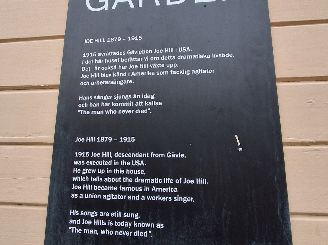 Joe Hill museet-Gävle必去景点
