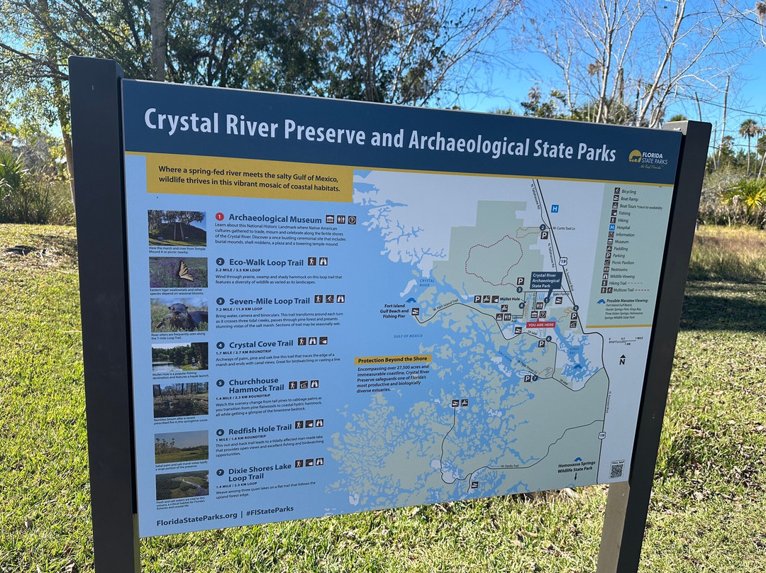 Crystal River Archaeological State Park-克里斯特尔里弗必去景点