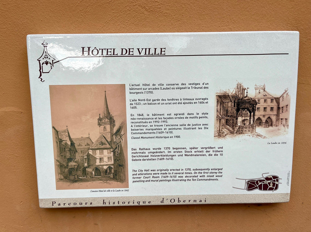 Parcours Historique d'Obernai-奥贝奈必去景点