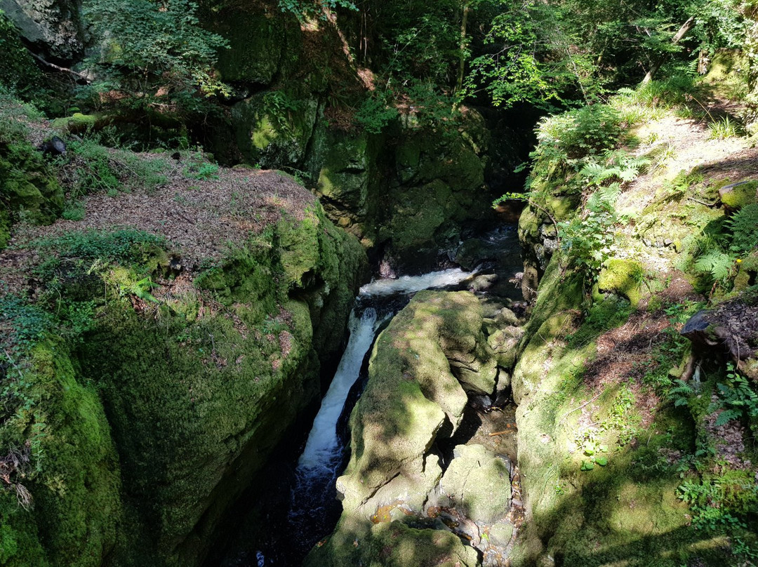 The Double Bridge of Rumbling Bridge景点图片