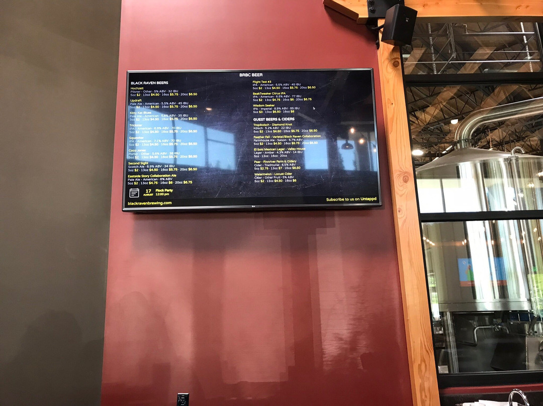 Black Raven Brewing Company-雷德蒙德必去景点