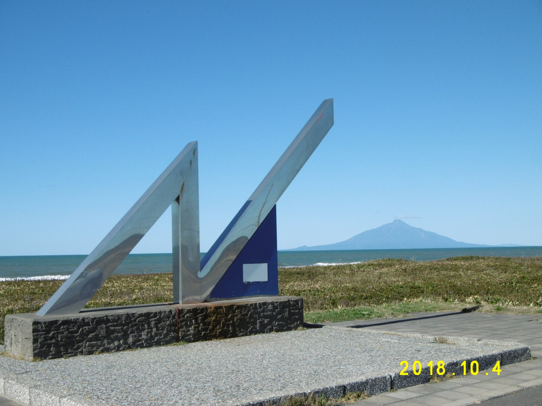 Monument of Latitude 45 Degree North-幌延町必去景点