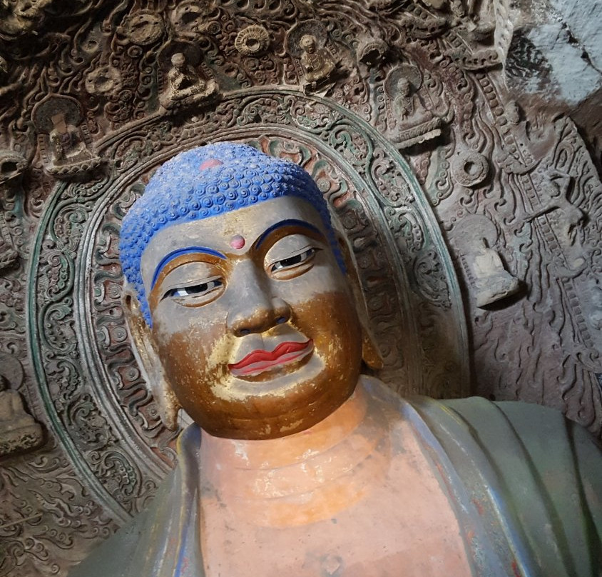 咸阳彬县大佛寺景点图片
