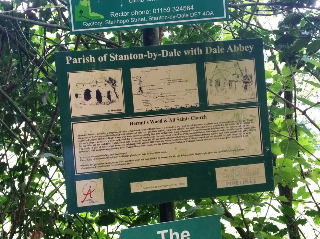 The Hermitage-Dale Abbey必去景点