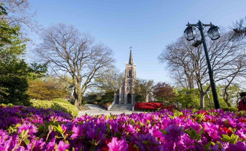 Gongseri Catholic Church-牙山市必去景点