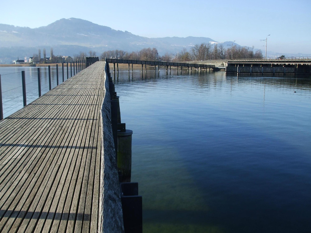 Wooden Bridge from Rapperswil to Hurden