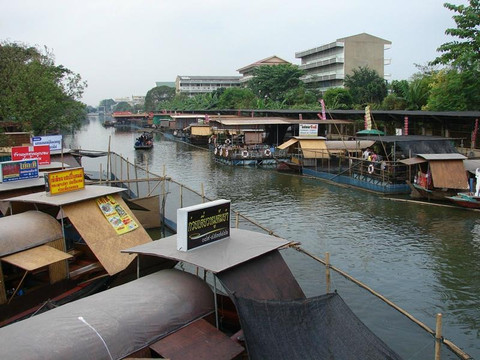 宽里安水上市场-曼谷必去景点