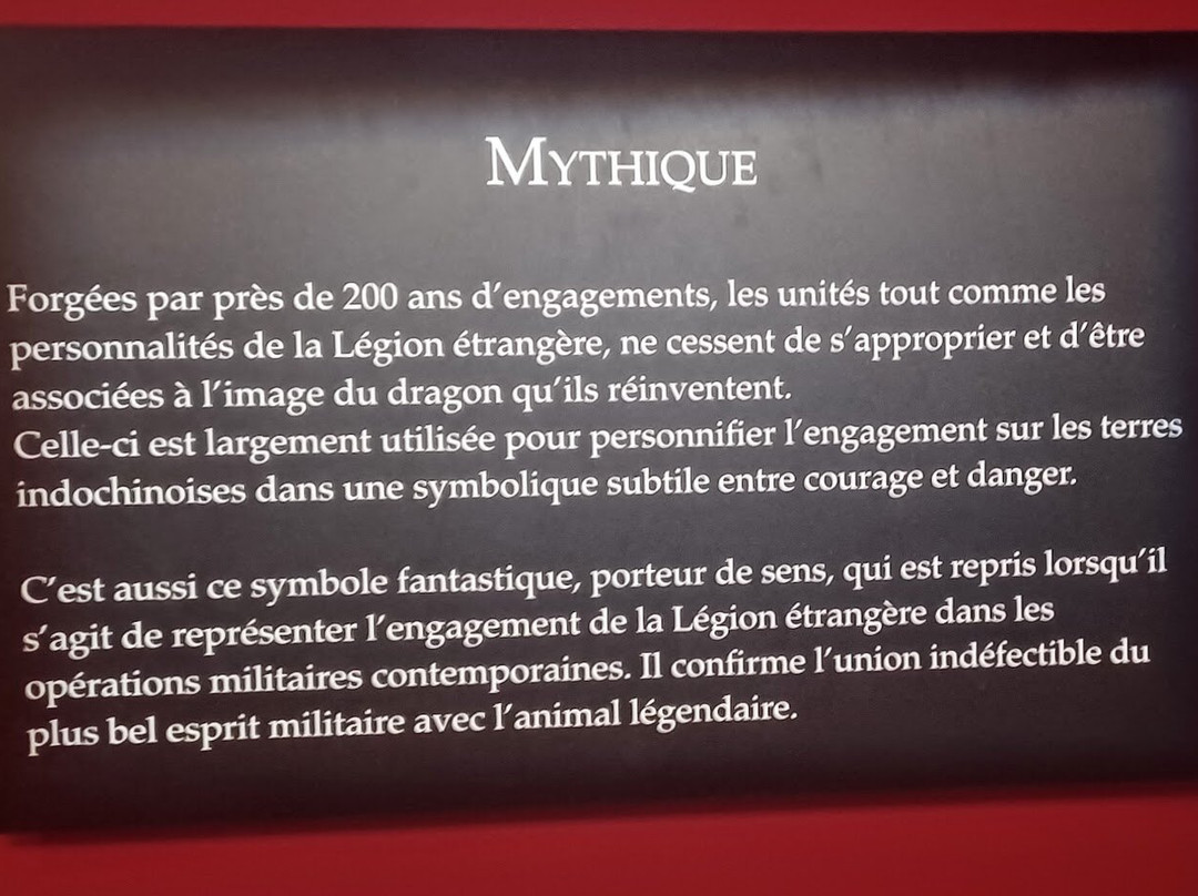 Musée de la Légion Etrangère景点图片
