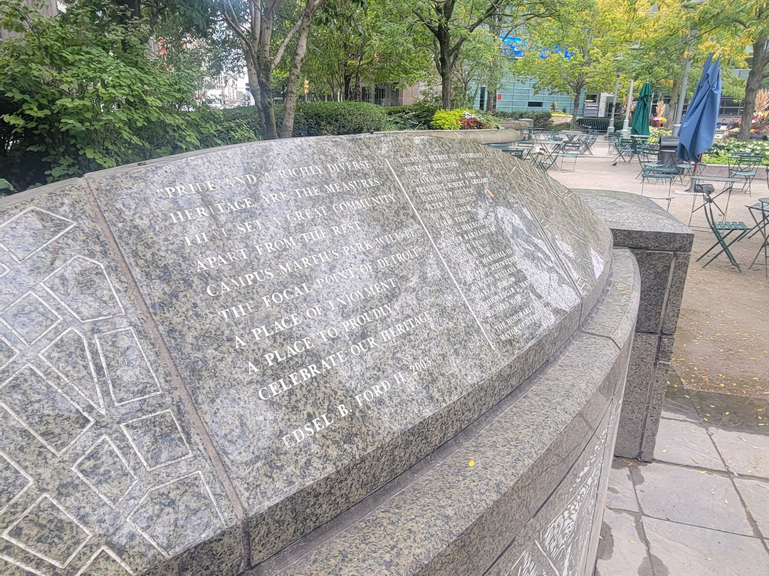 Campus Martius Park-底特律必去景点