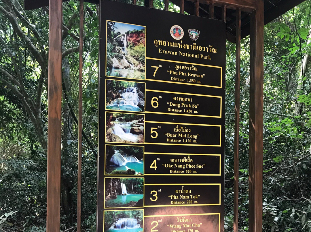 Pha Tad Waterfall景点图片