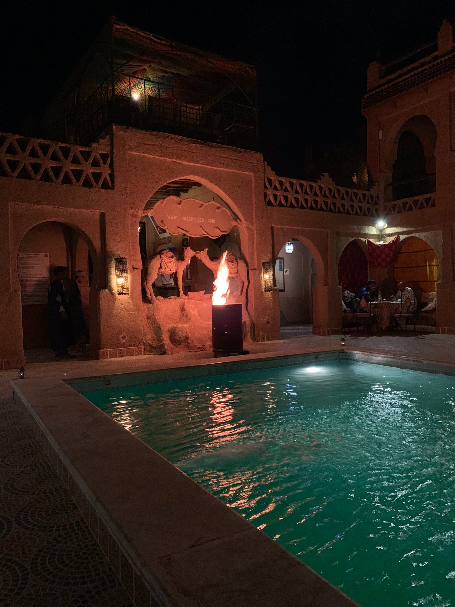 Nasser Palace Hôtel & Bivouacs-浴室