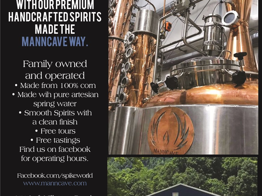 MannCave Distilling Inc.-Weston必去景点