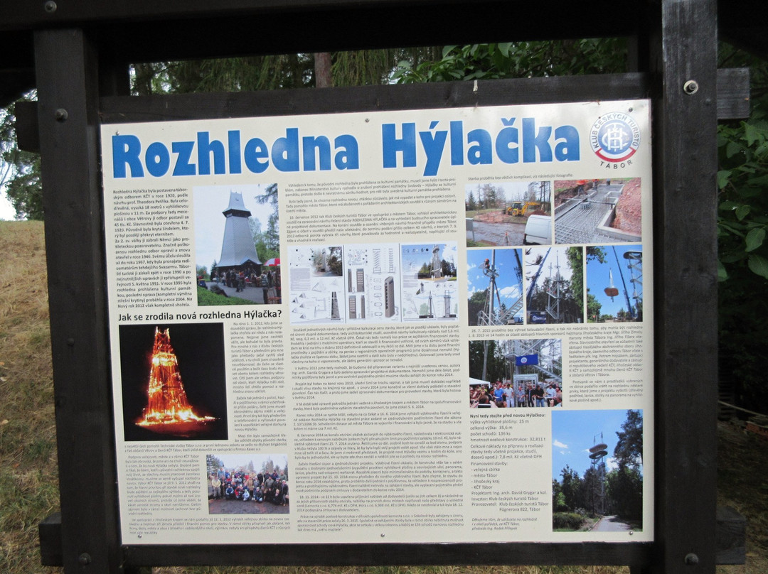 Rozhledna Hýlačka-塔博尔必去景点