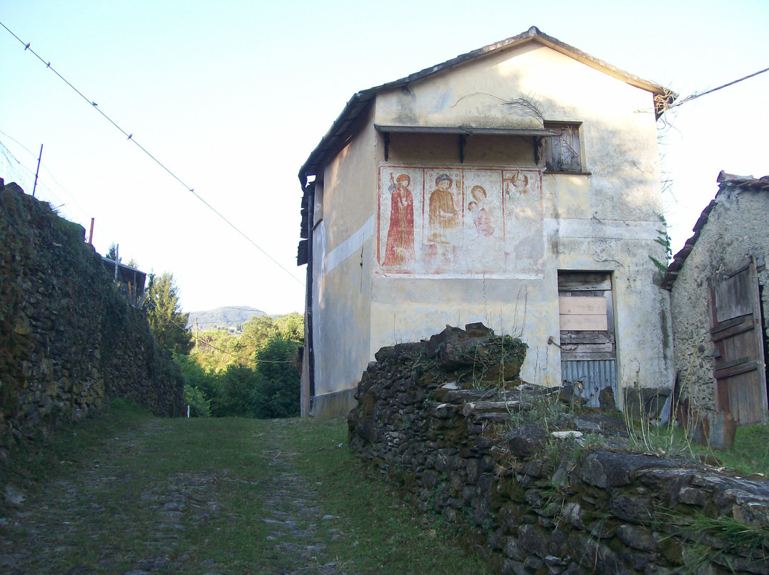 Tribogna旅游景点-Affresco del Lebbrosario di San Lazzaro