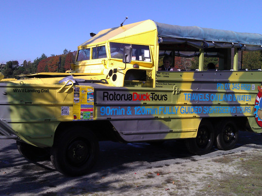 Rotorua Duck Tours-罗托鲁瓦必去景点
