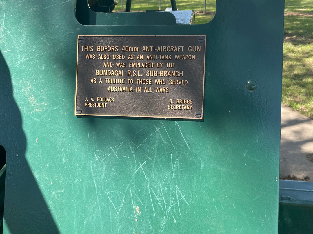 Anzac Grove War Memorial-刚达盖必去景点