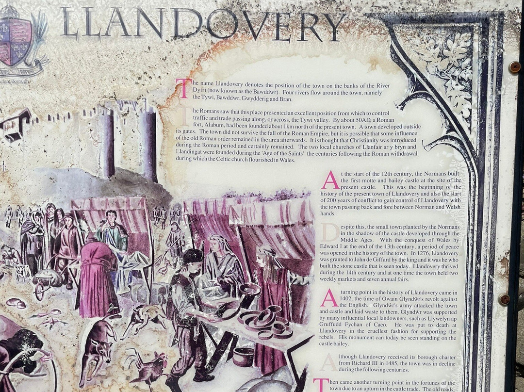 Llandovery Castle-Llandovery必去景点