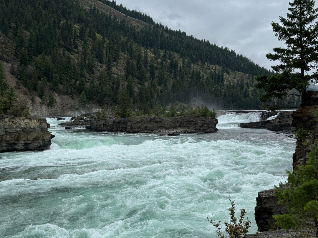 Kootenai Falls Swinging Bridge-Libby必去景点
