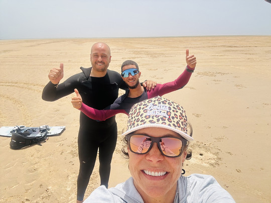 Kite with Oussama Dakhla Morocco