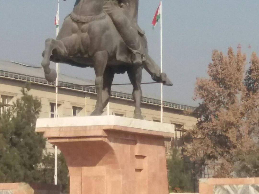 Ismoil Somoni Monument
