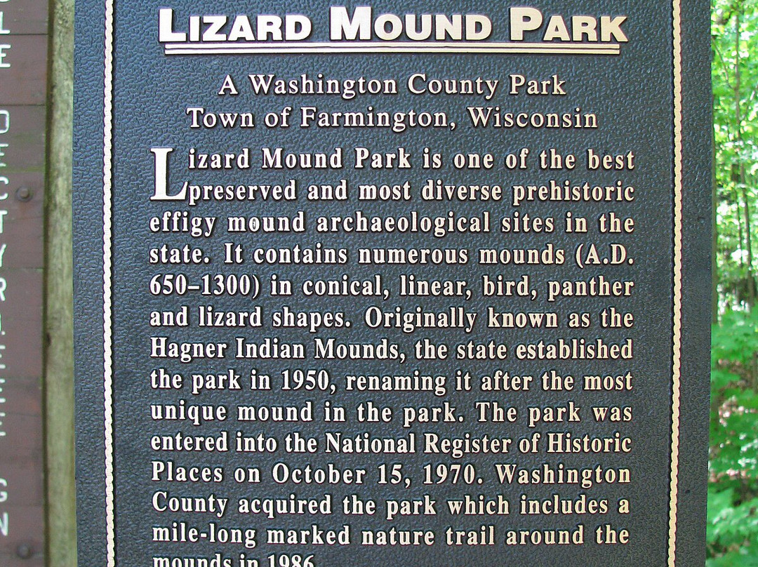 Lizard Mound County Park景点图片