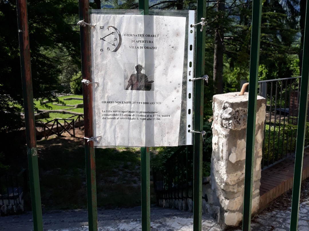 Villa di Orazio-Licenza必去景点