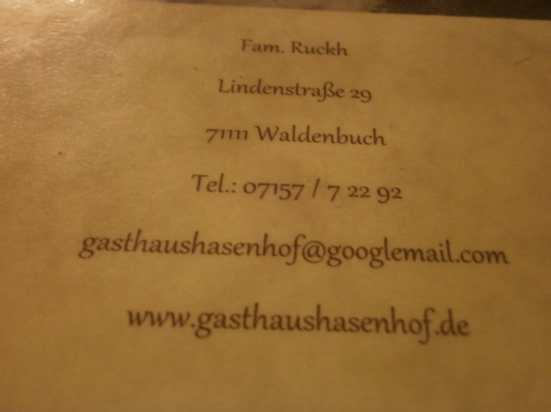 Gasthaus Hasenhof