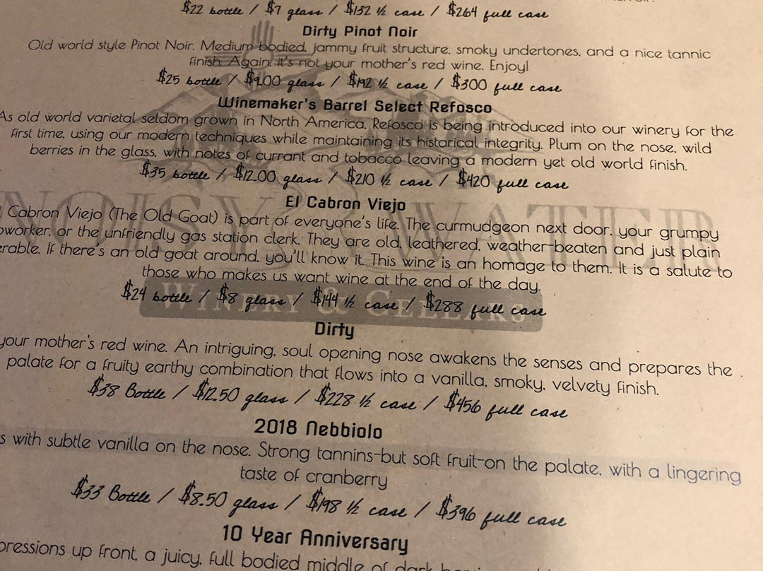 Noisy Water Winery-鲁伊多索必去景点