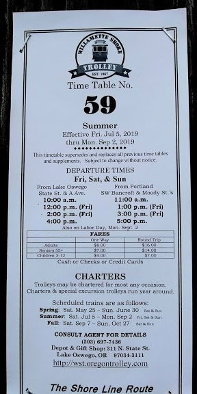 Willamette Shore Trolley-莱克奥斯韦戈必去景点