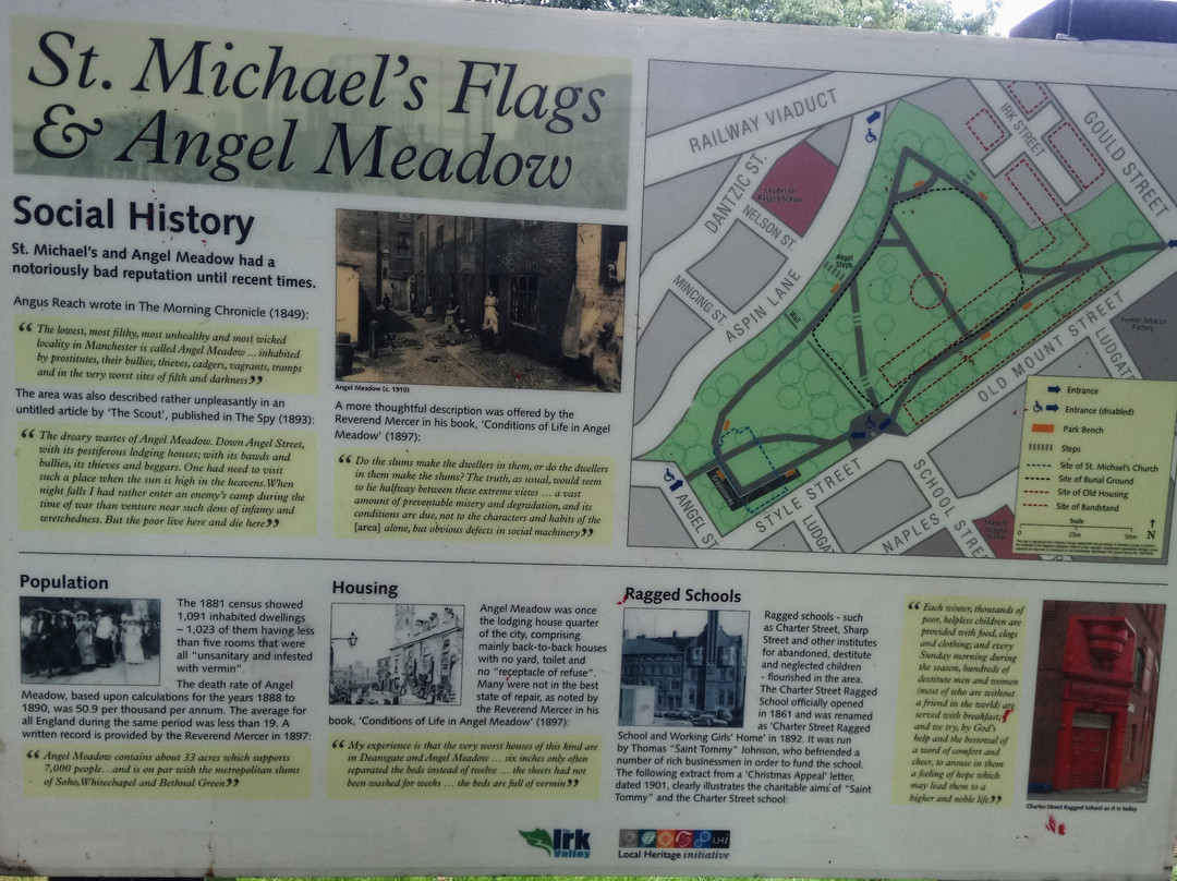 St. Michael's Flags & Angel Meadow Park