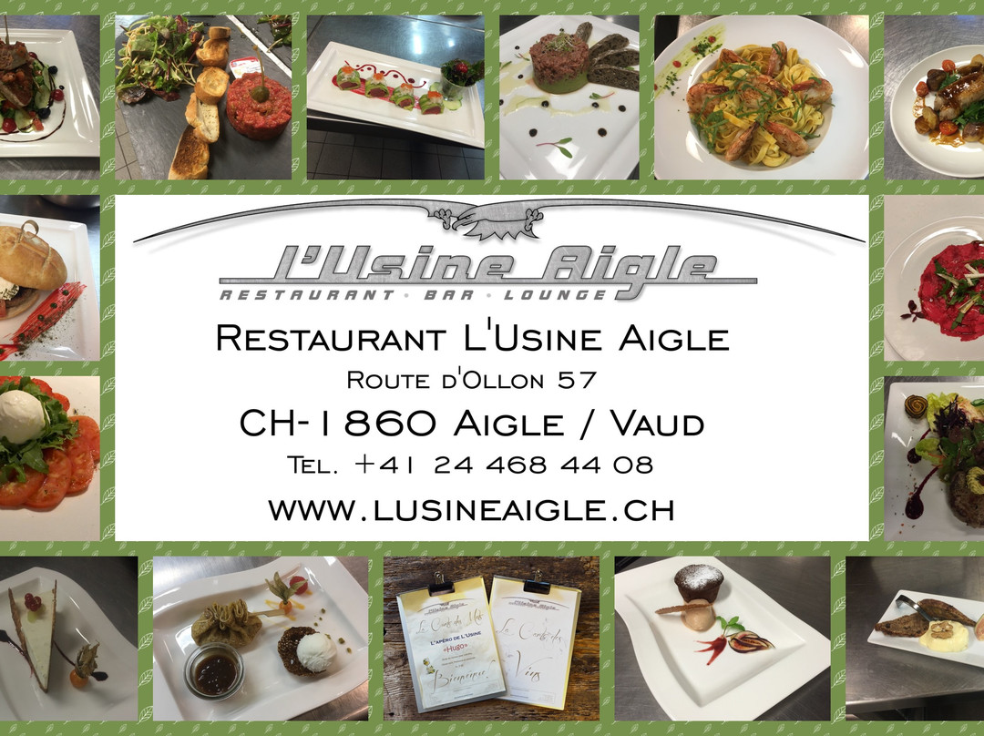 Ollon餐馆和美食-Restaurant L' Usine