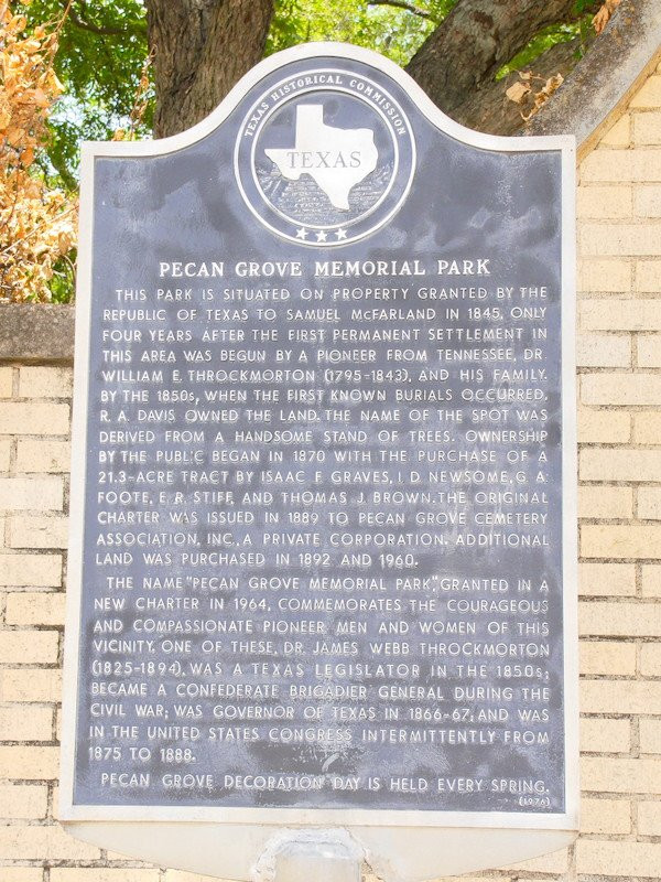 Pecan Grove Memorial Cemetery-麦金尼必去景点