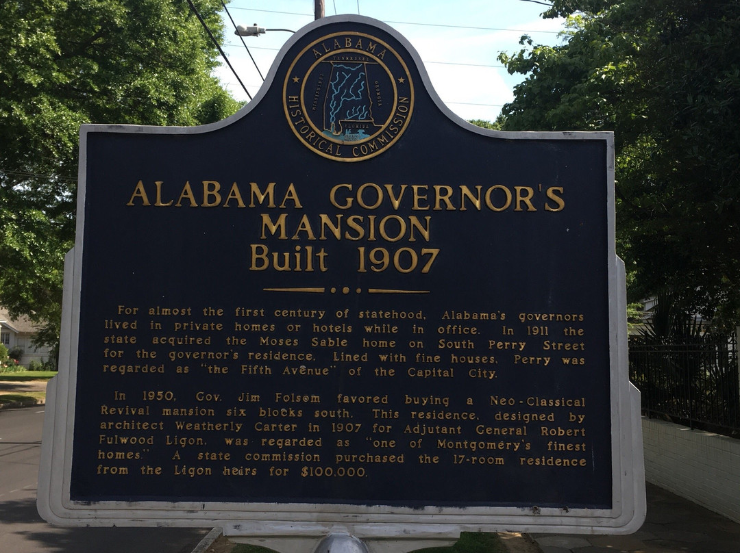 Governor's Mansion-蒙哥马利必去景点