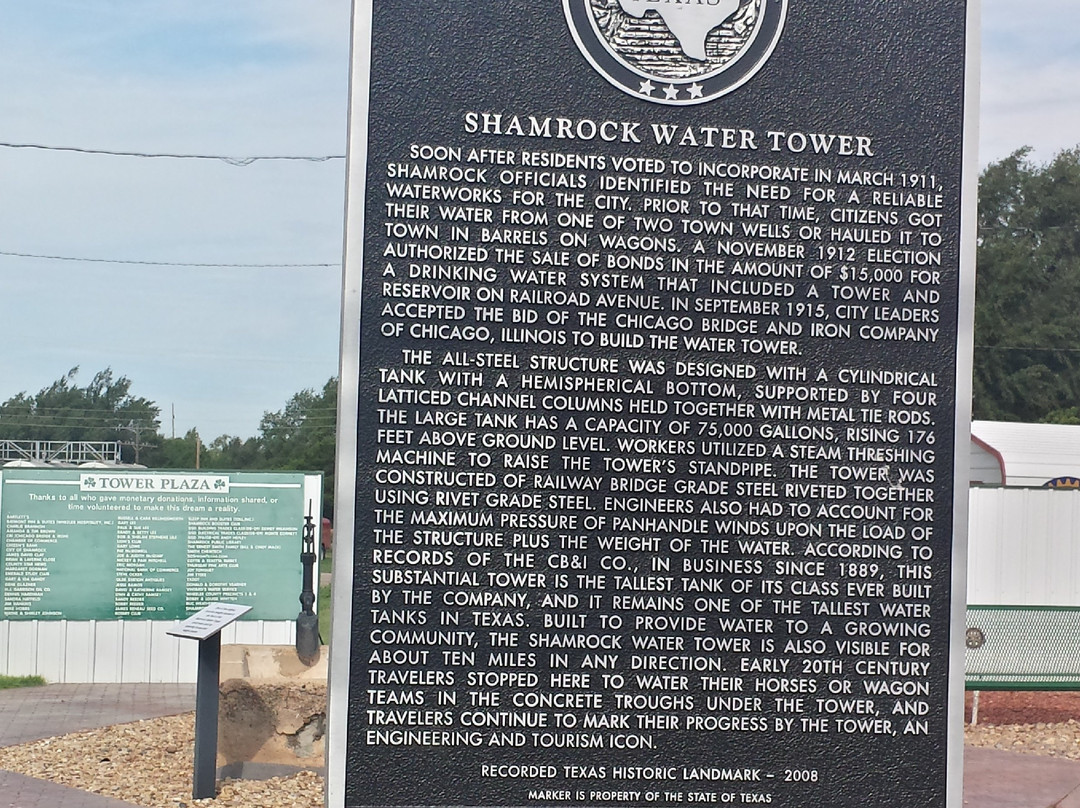 Shamrock Water Tower-Shamrock必去景点