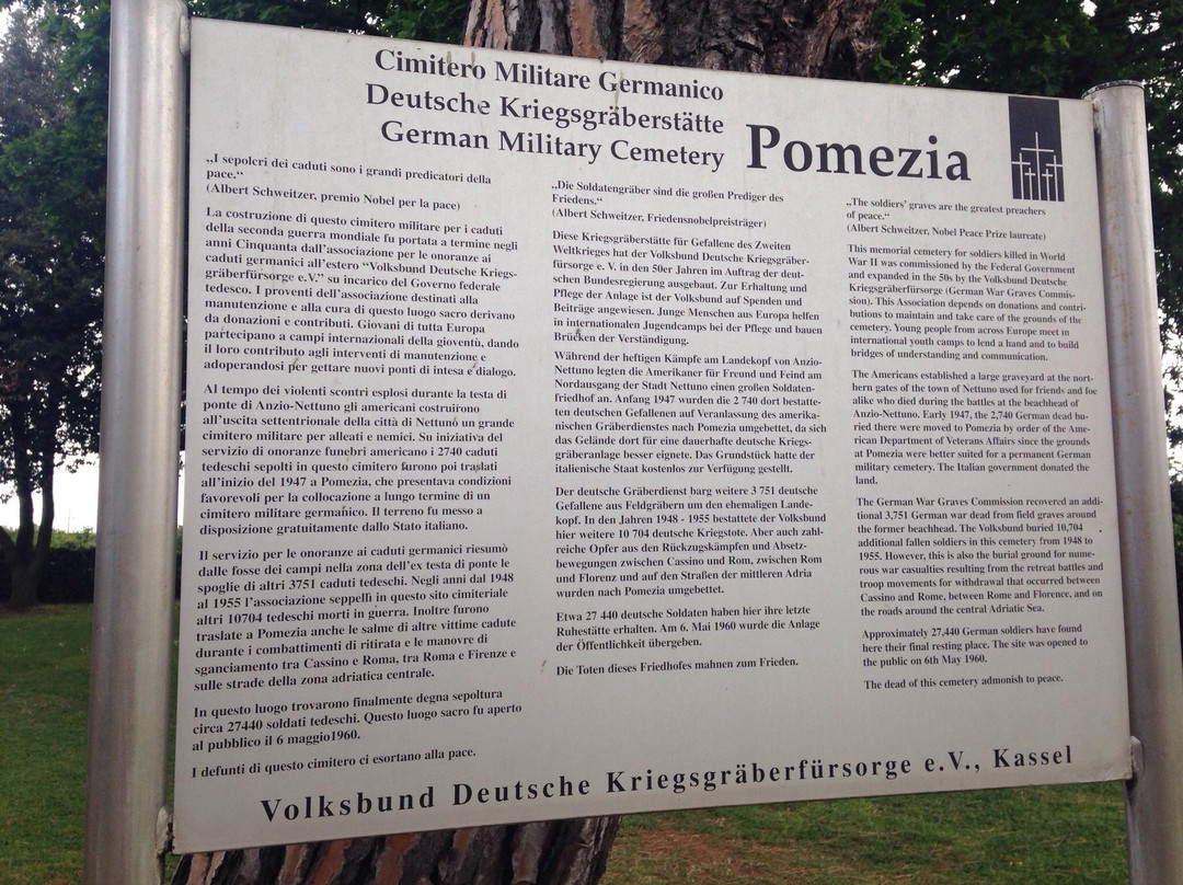 Cimitero Militare Germanico-波梅齐亚必去景点