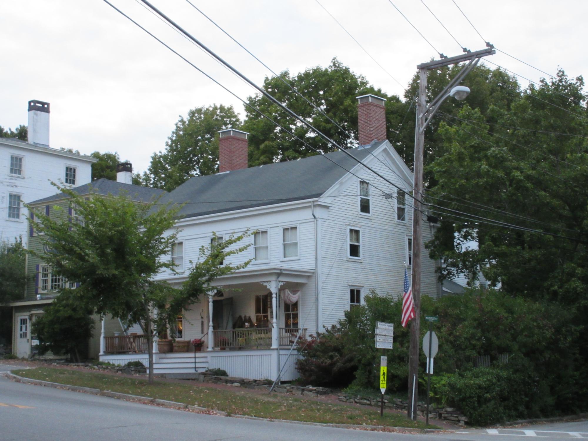 Marston House Wiscasset-浴室