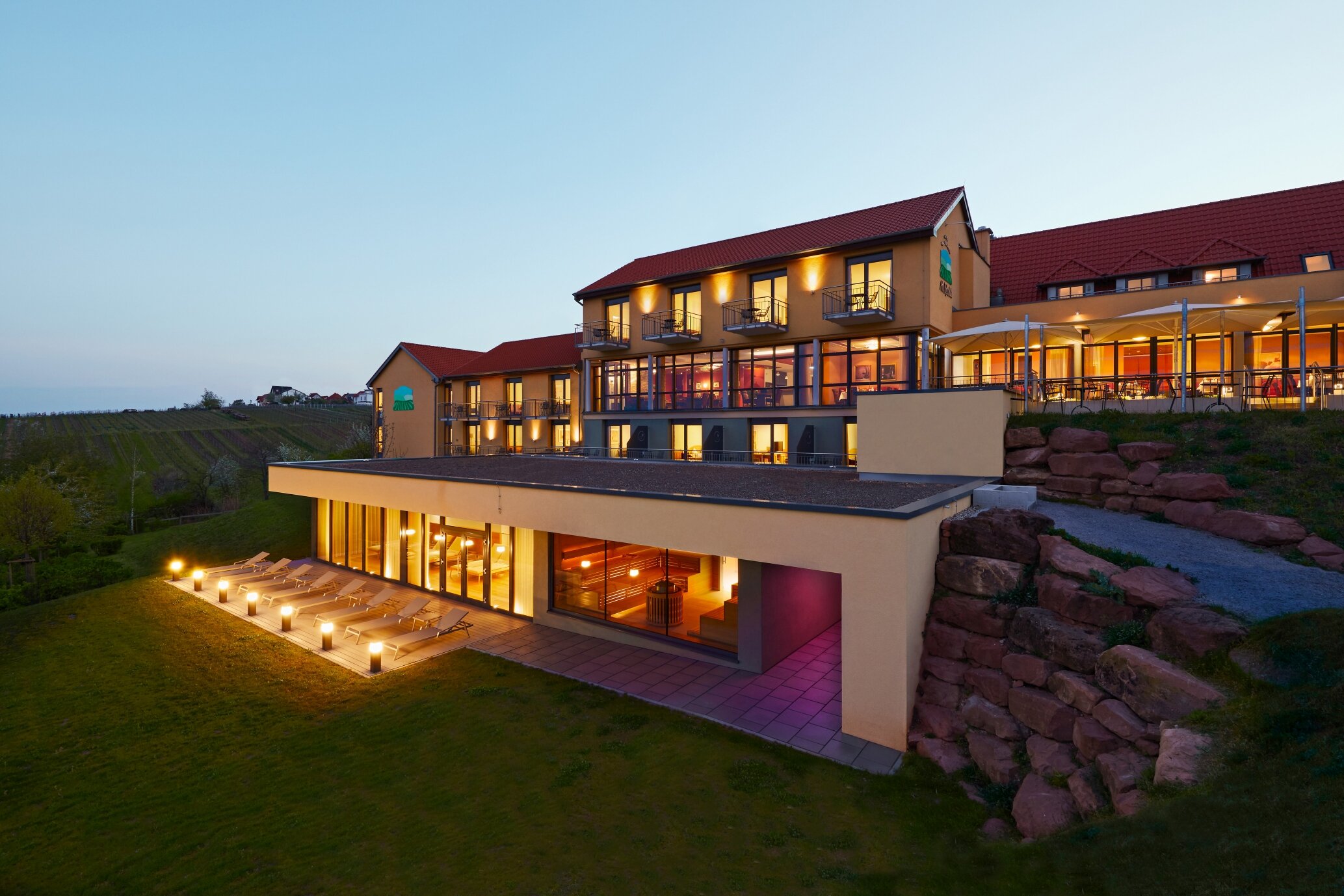 Wohlfuhlhotel Alte Rebschule-浴室