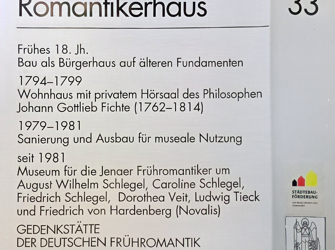 Das Romantikerhaus-耶拿必去景点