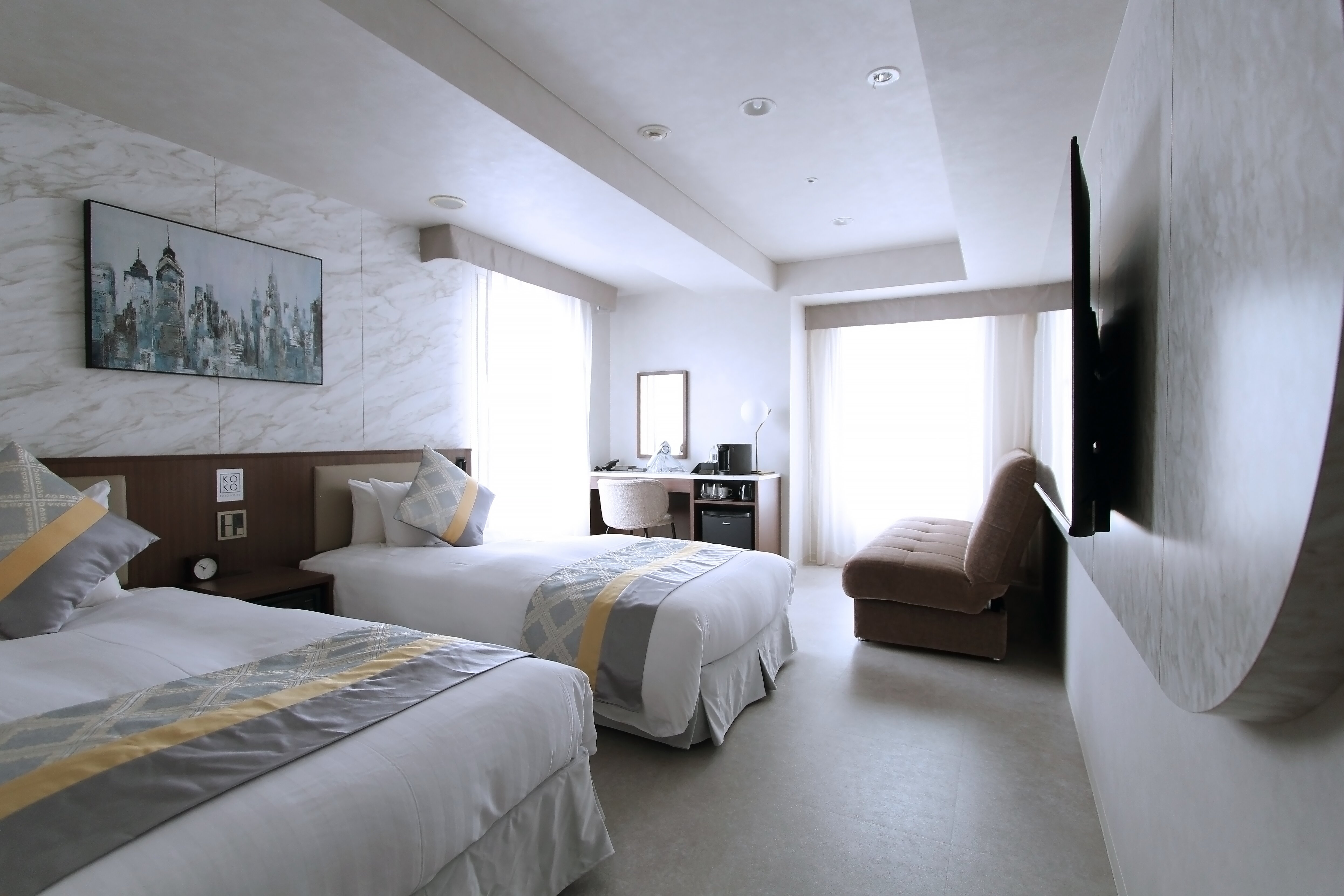 东京银座一丁目UNIZO酒店-客卧