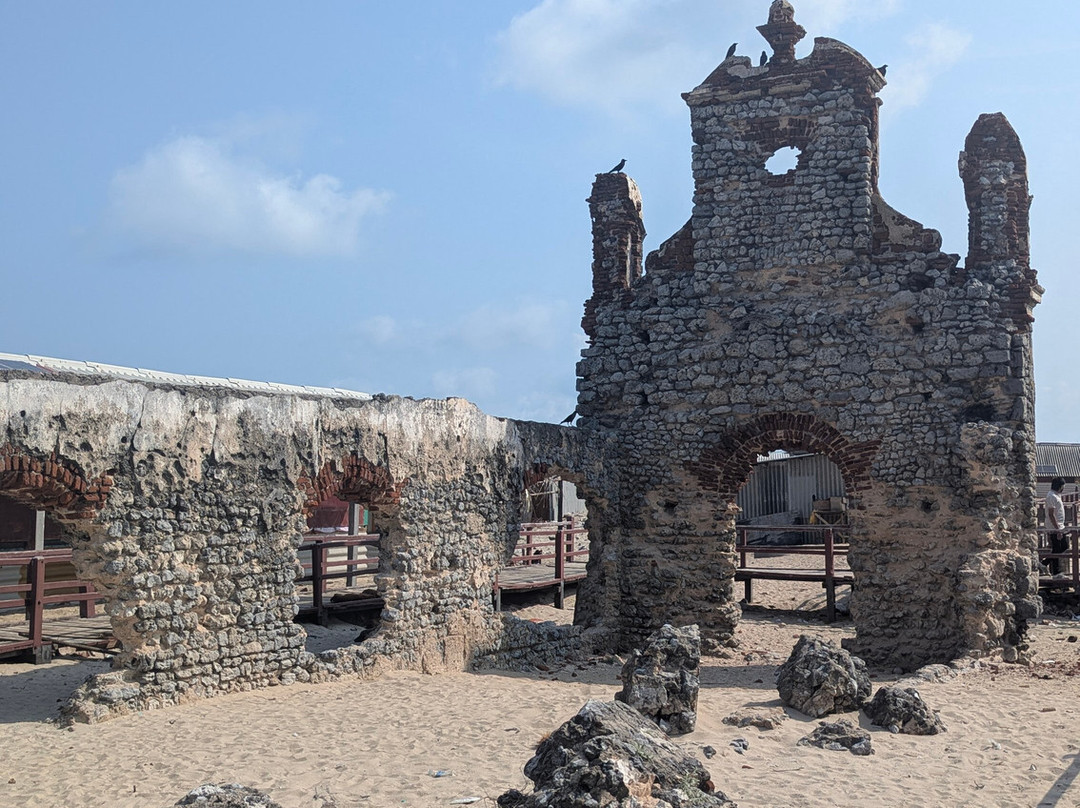 Ruined Temple/Church of Dhanushkodi-Rameswaram必去景点
