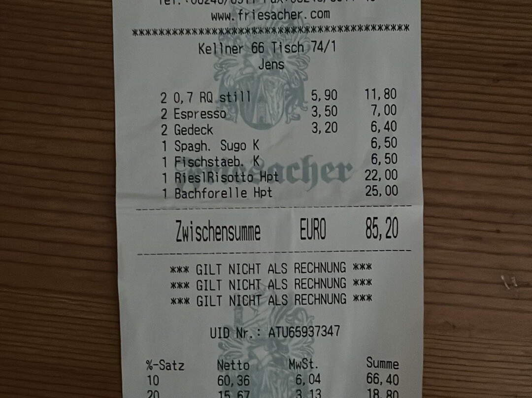 Friesacher Restaurant