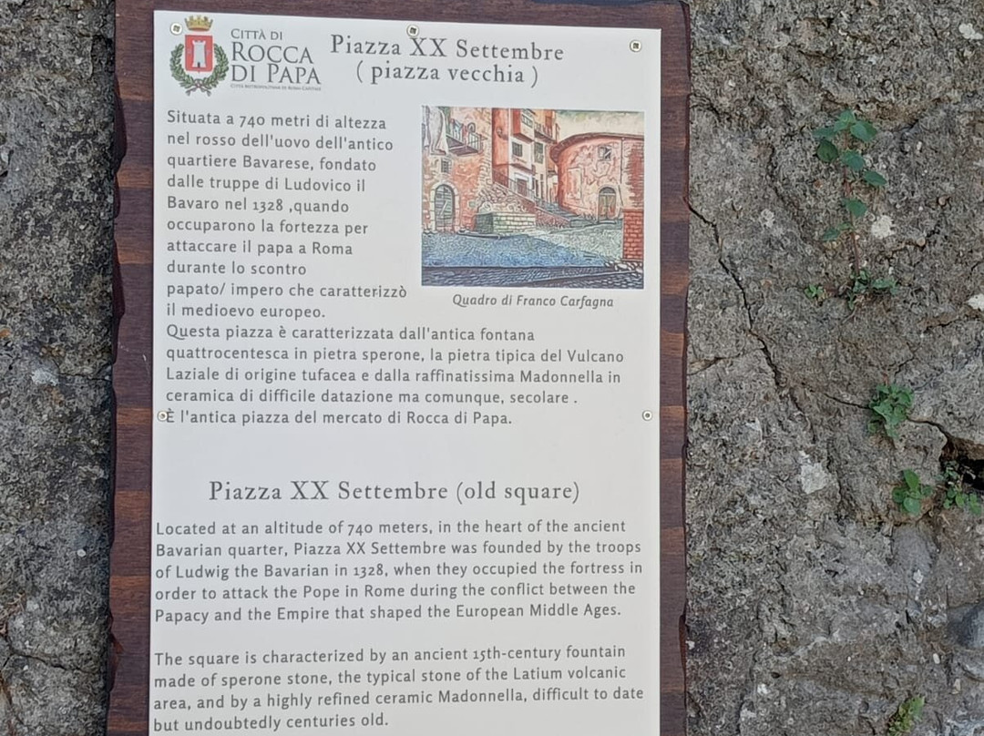 Fontana di piazza XX Settembre-Rocca di Papa必去景点