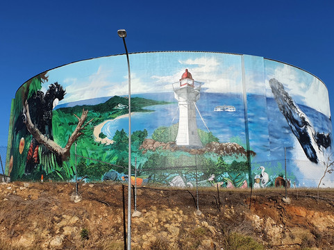 Watertank Murals-博恩必去景点
