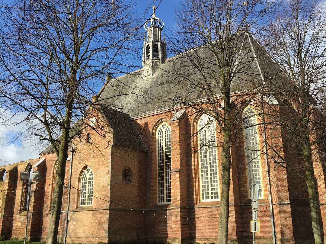 De Ruinekerk van Bergen uit 1597景点图片