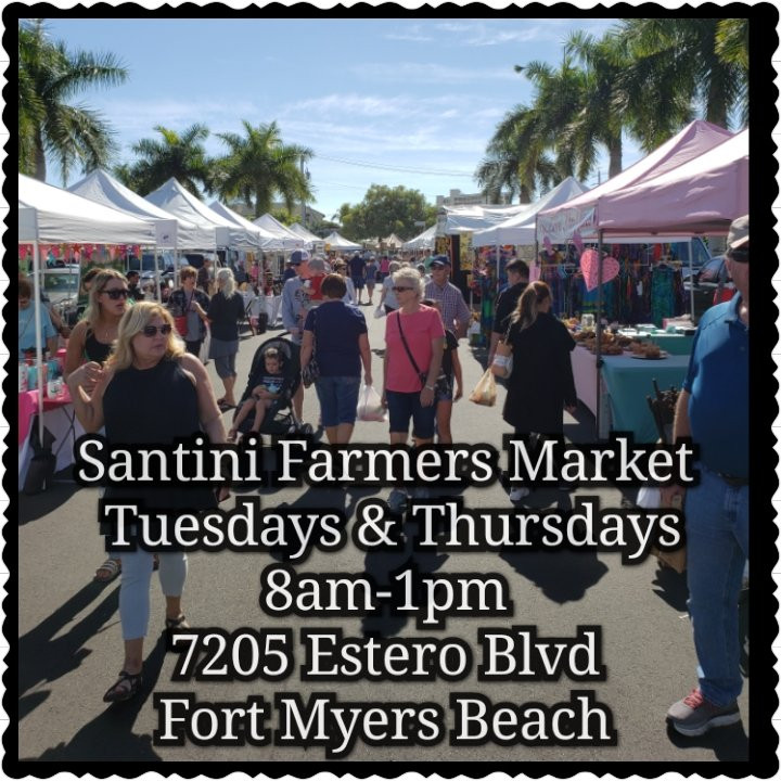 Santini Farmers Market-迈尔斯堡海滩必去景点