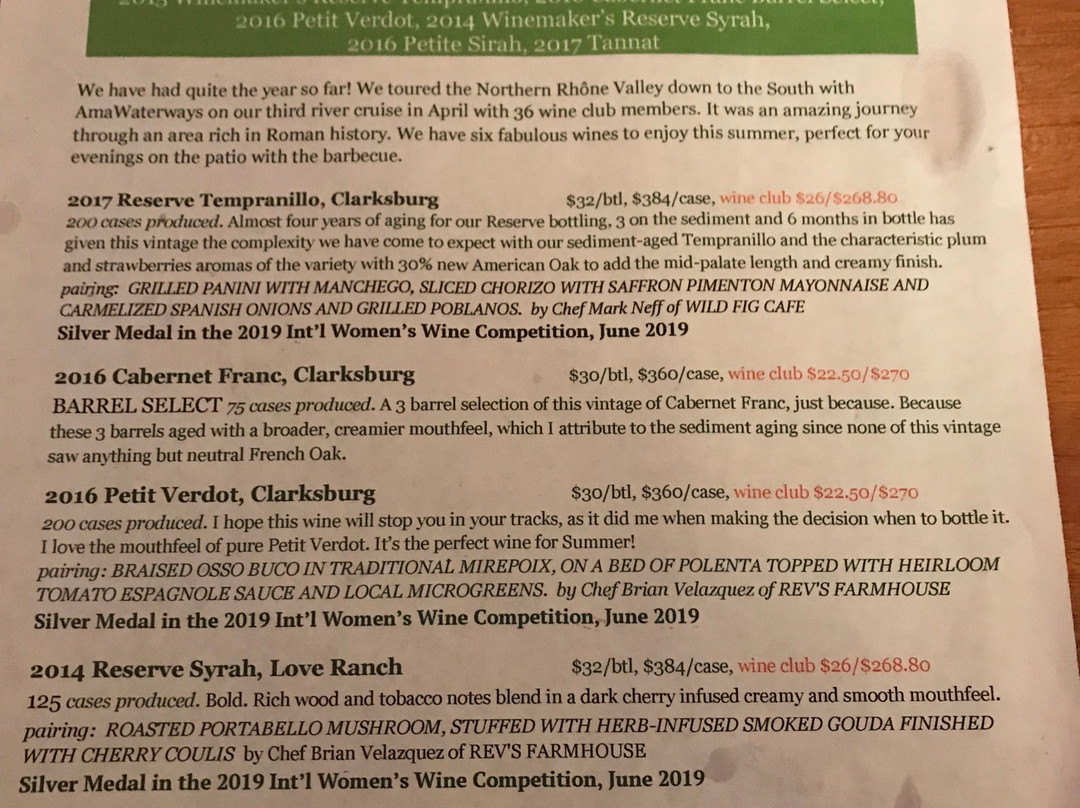 Idle Hour Winery & Kitchen-奥克赫斯特必去景点