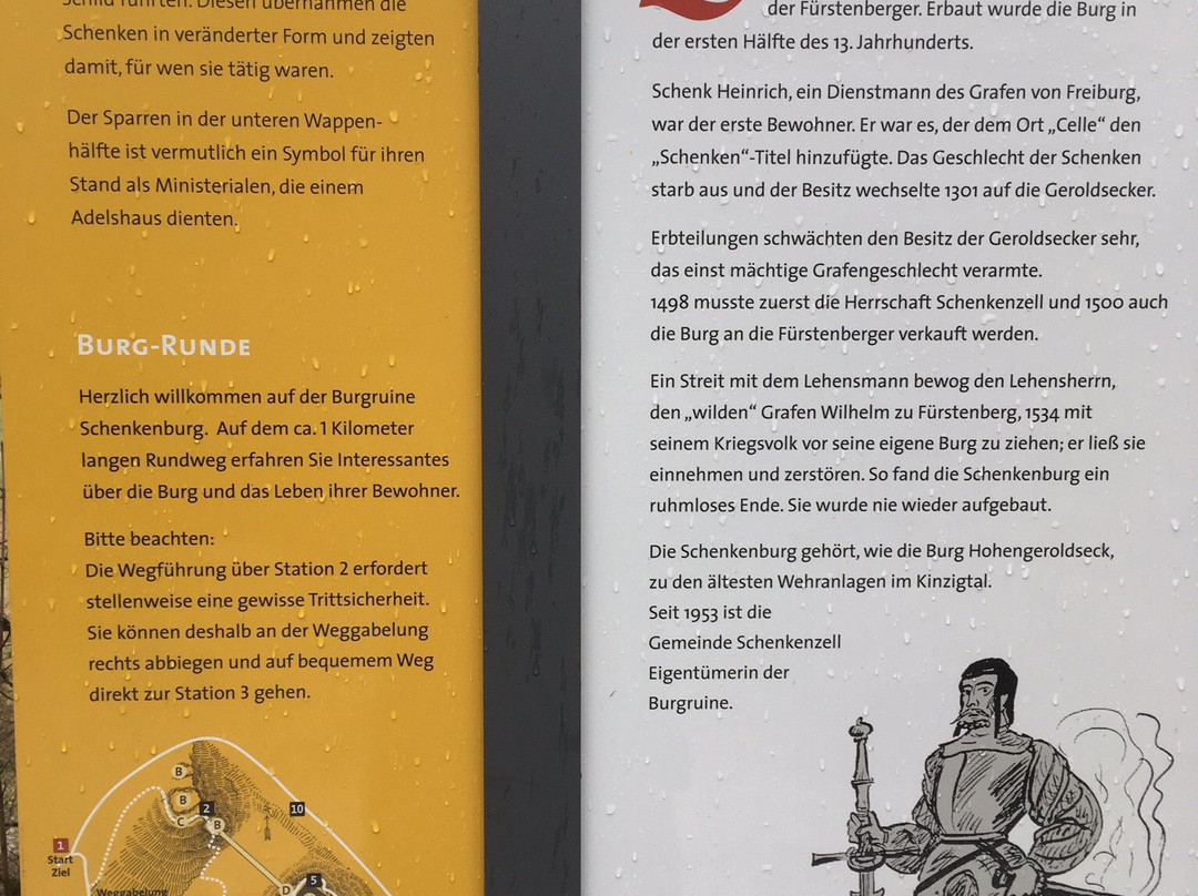 Ruine Schenkenburg-Schenkenzell必去景点