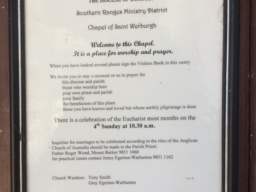 St. Werburgh’s Chapel-Mount Barker必去景点