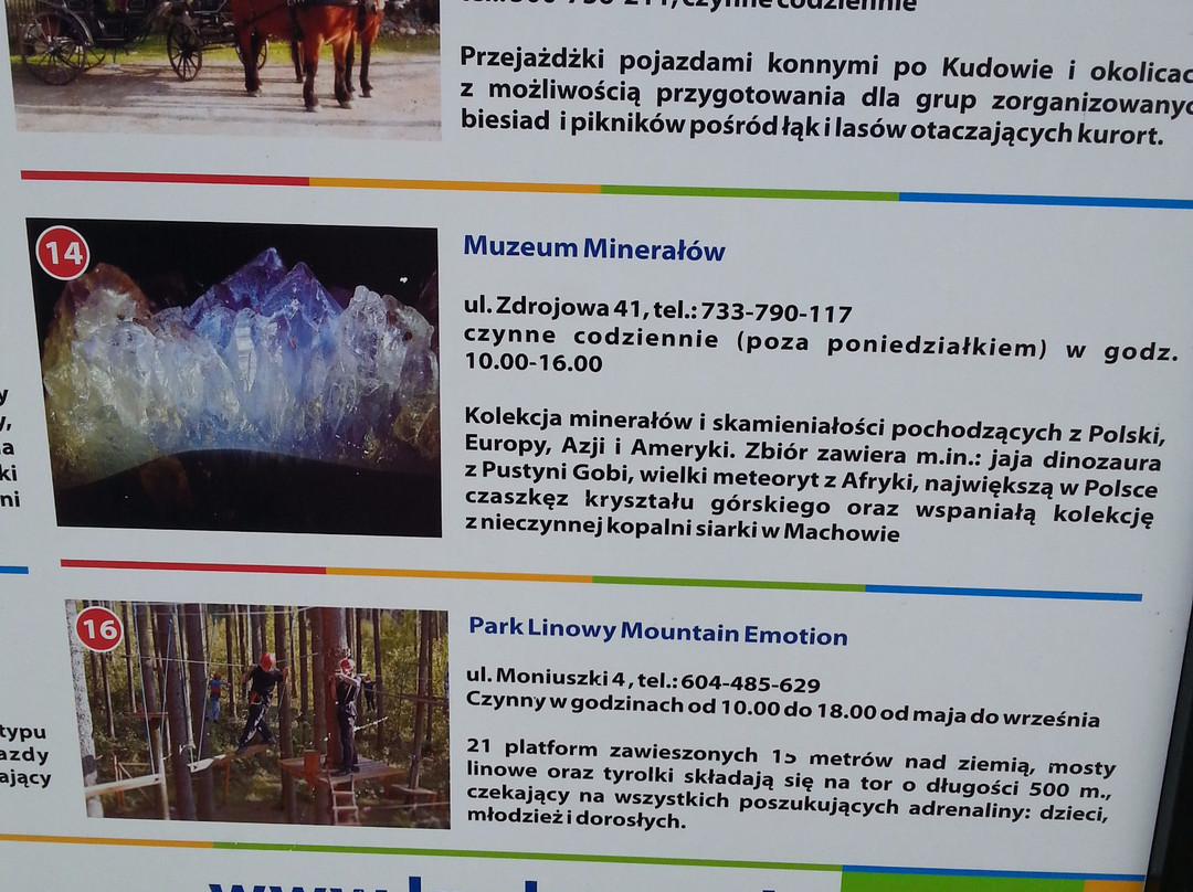 Mineral Museum (Muzeum Mineralow)-Kudowa-Zdroj必去景点