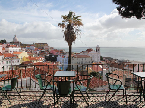 Miradouro de Santa Luzia-里斯本必去景点